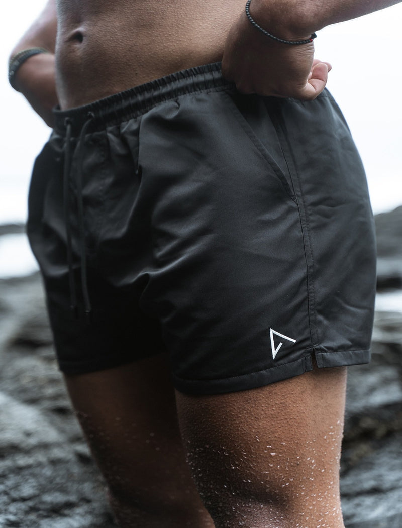 Black men's swimwear