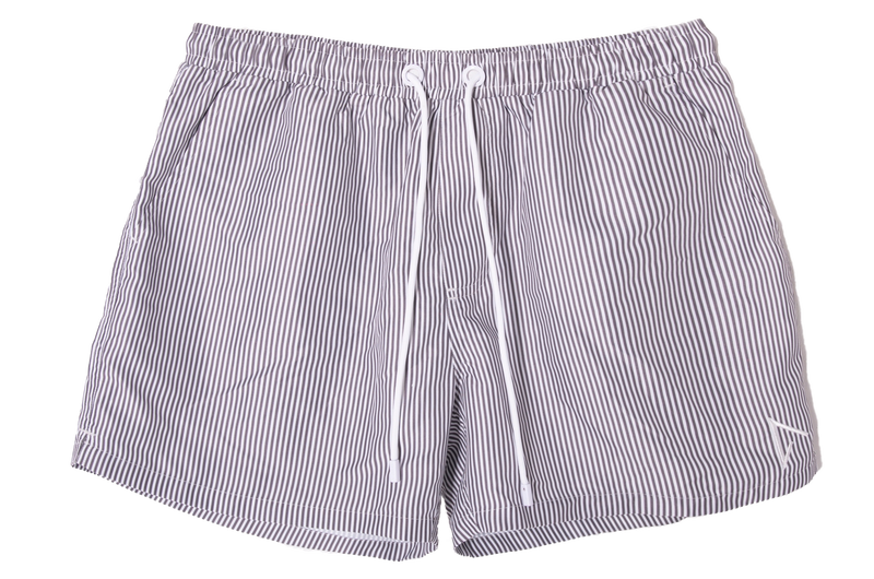 striped swim short